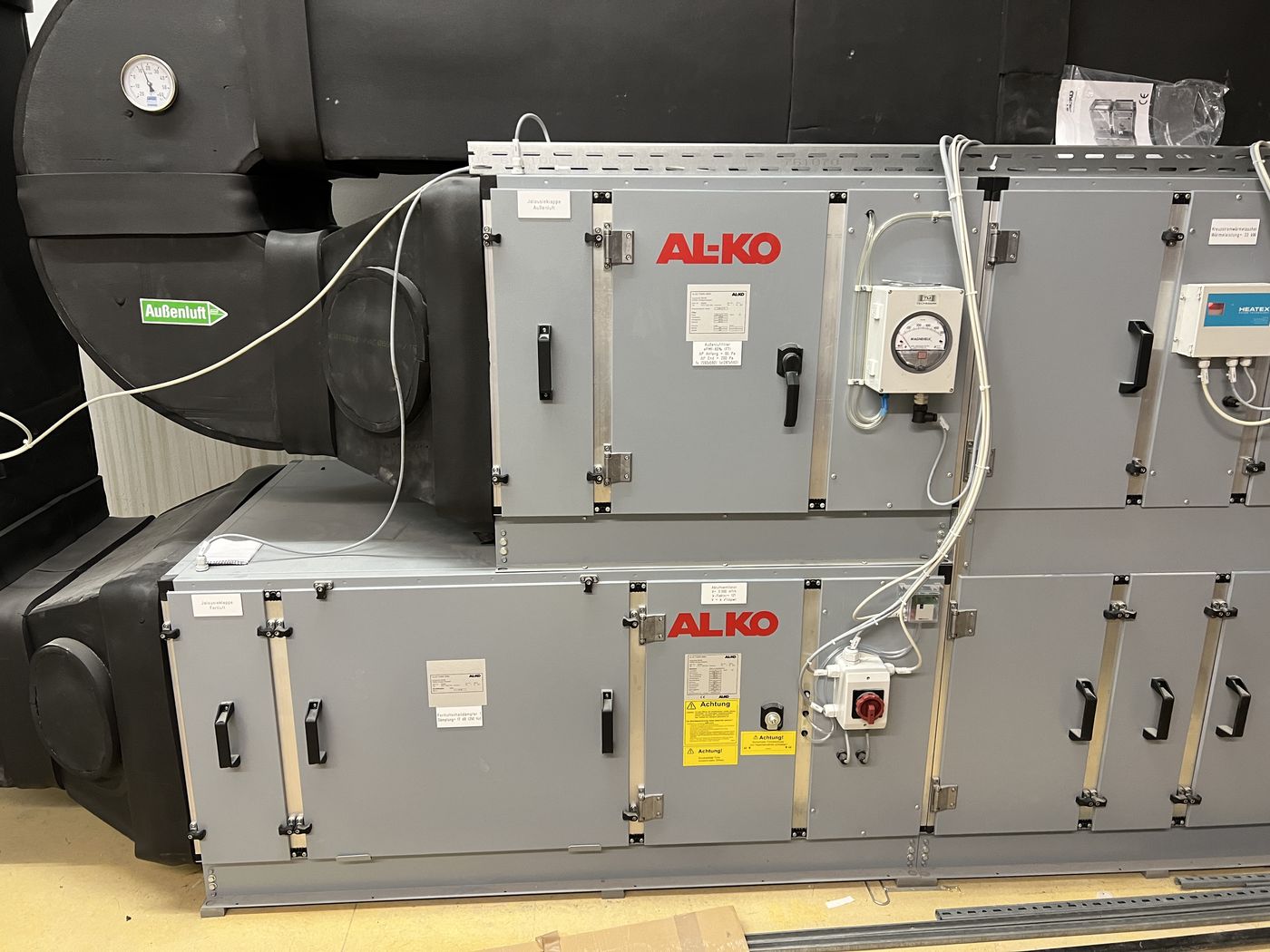 AL-KO Lüftungsanlage in einer Technikzentrale